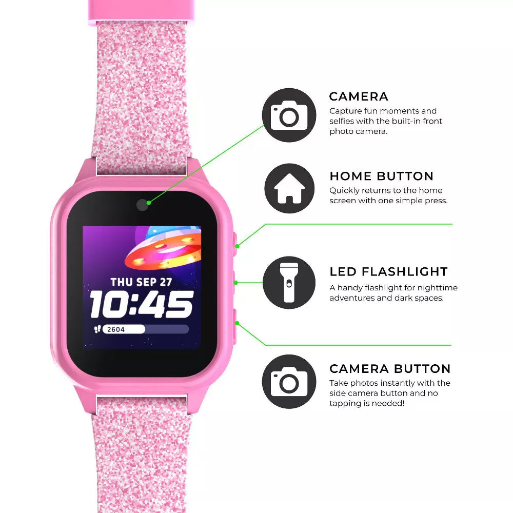 1.44 Inch Touch Screen IP67 Splashproof Offline Kids Smart Watch With Camera