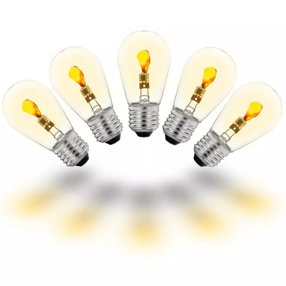 Inverted Flicker Flame Decorative LED Bulb